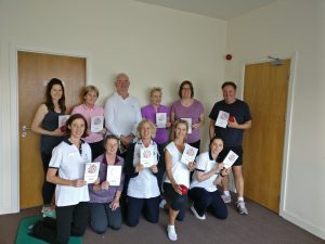 Pilates participants celebrating World Physiotherapy Day at Southside Physiotherapy Clinic